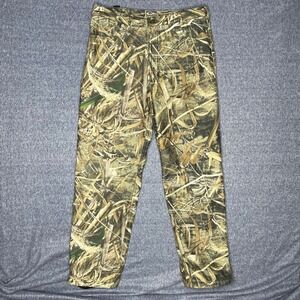 Drake Waterfowl Realtree Max-5 Camo Fleece Lined Hunting Pants Mens Medium 32-34